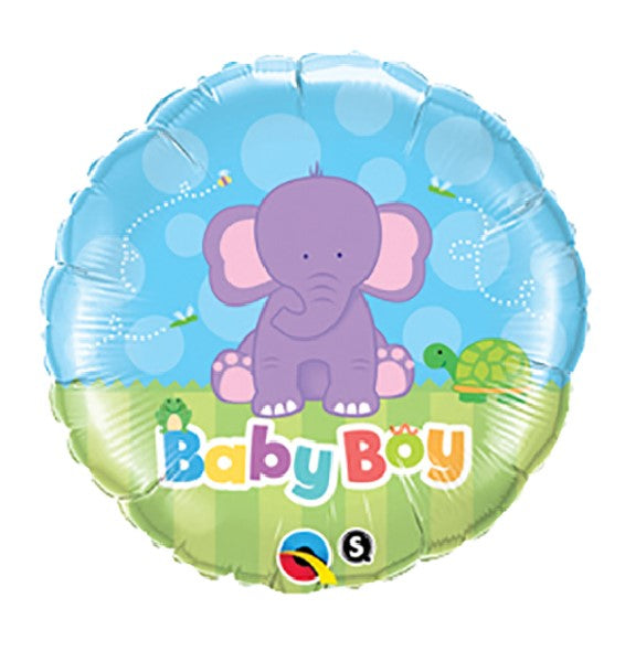 Baby Boy Elephant Balloon
